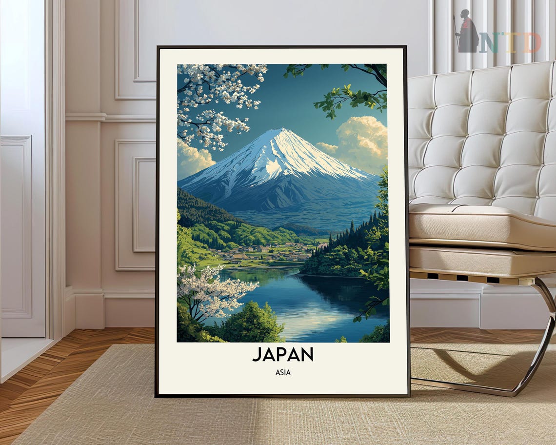 Japan Print Japan Wall Art Japan Poster Japan Photo Japan Poster Print Japan Travel Poster Japan Tokyo Kyoto Osaka Yokohama City