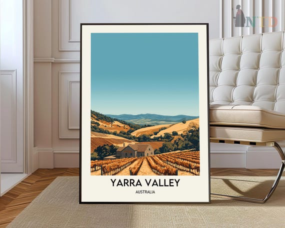 Yarra Valley Print Wall Art Poster Photo Australia