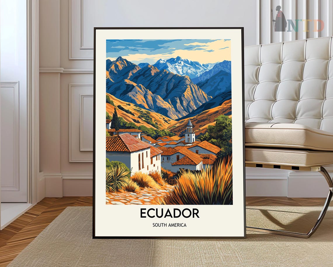 Ecuador Print Wall Art Poster Photo Decor South America