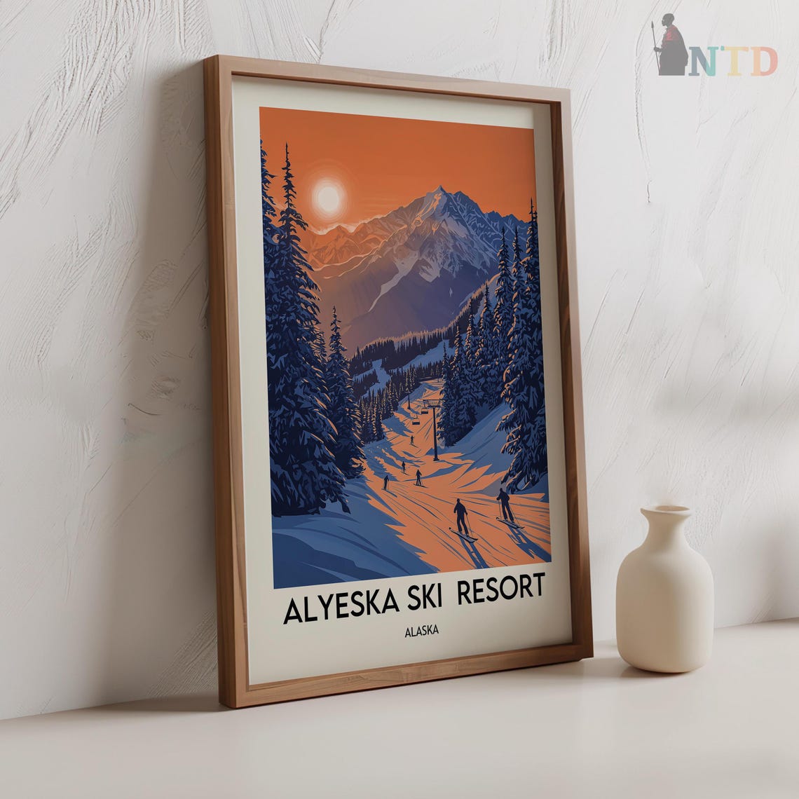 Alyeska Resort Print Alyeska Resort Wall Art Alyeska Resort Poster Alyeska Resort Photo Alyeska Resort Poster Print Alyeska Ski Resort - Image 2