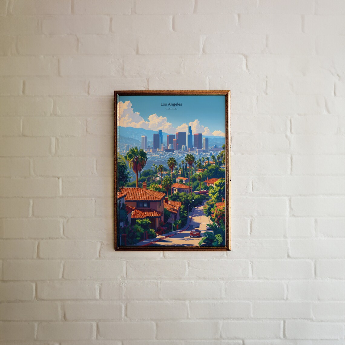 Hollywood Posters Map of Los Angeles Travel Print - Image 5