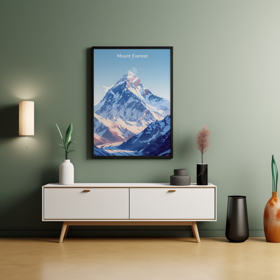 Mount Everest Poster, Himalayas Summit Gift - Image 3