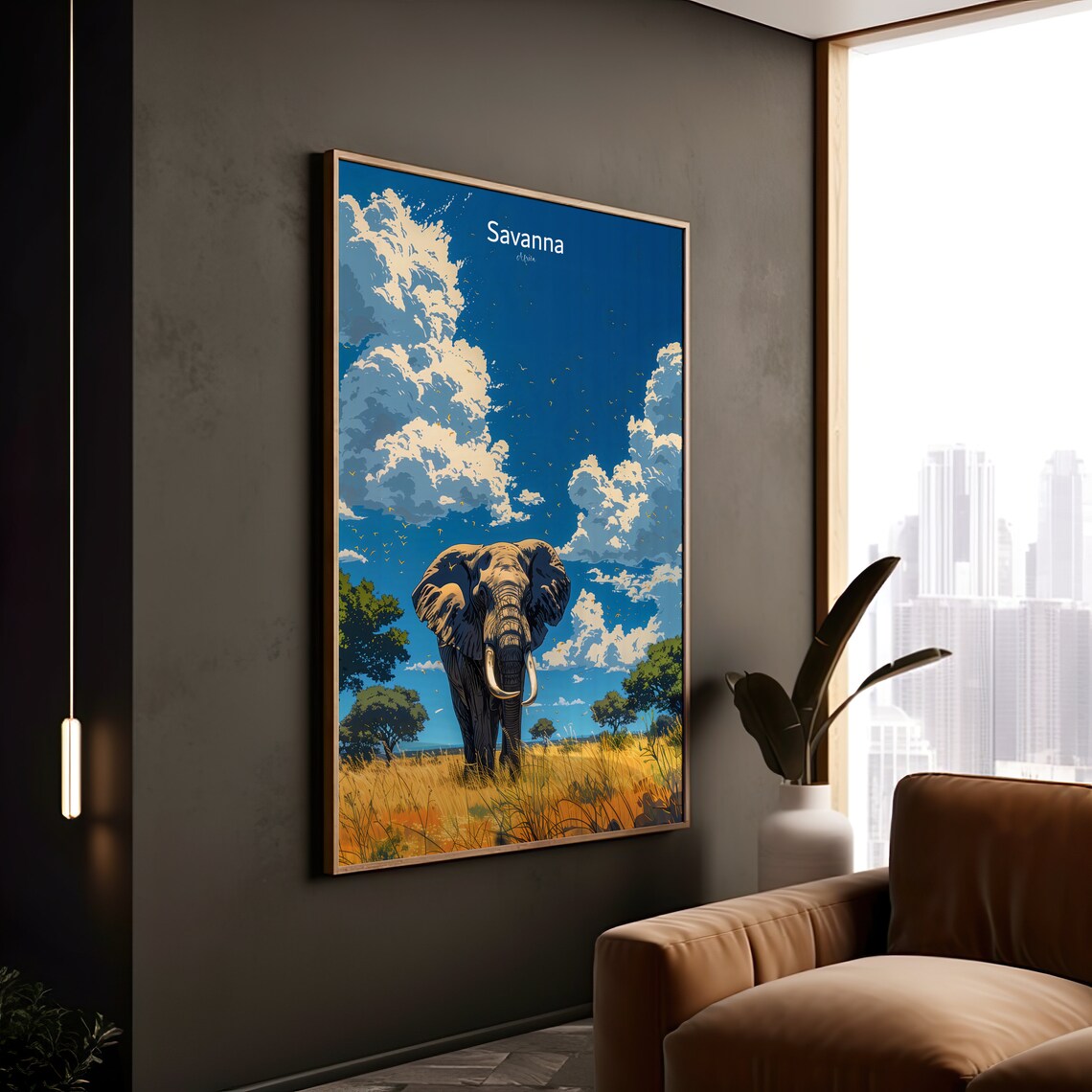 Savanna Travel Poster, Safari Desert Dreams - Image 2