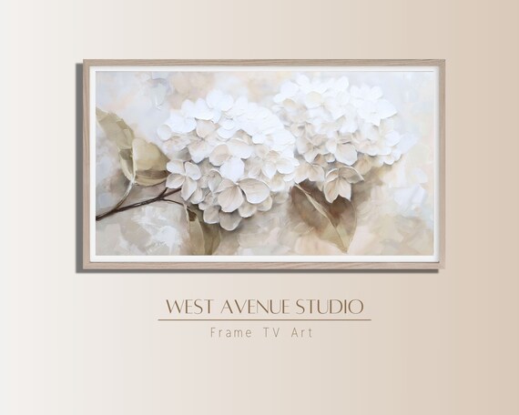 Spring Hydrangea, Frame TV Art