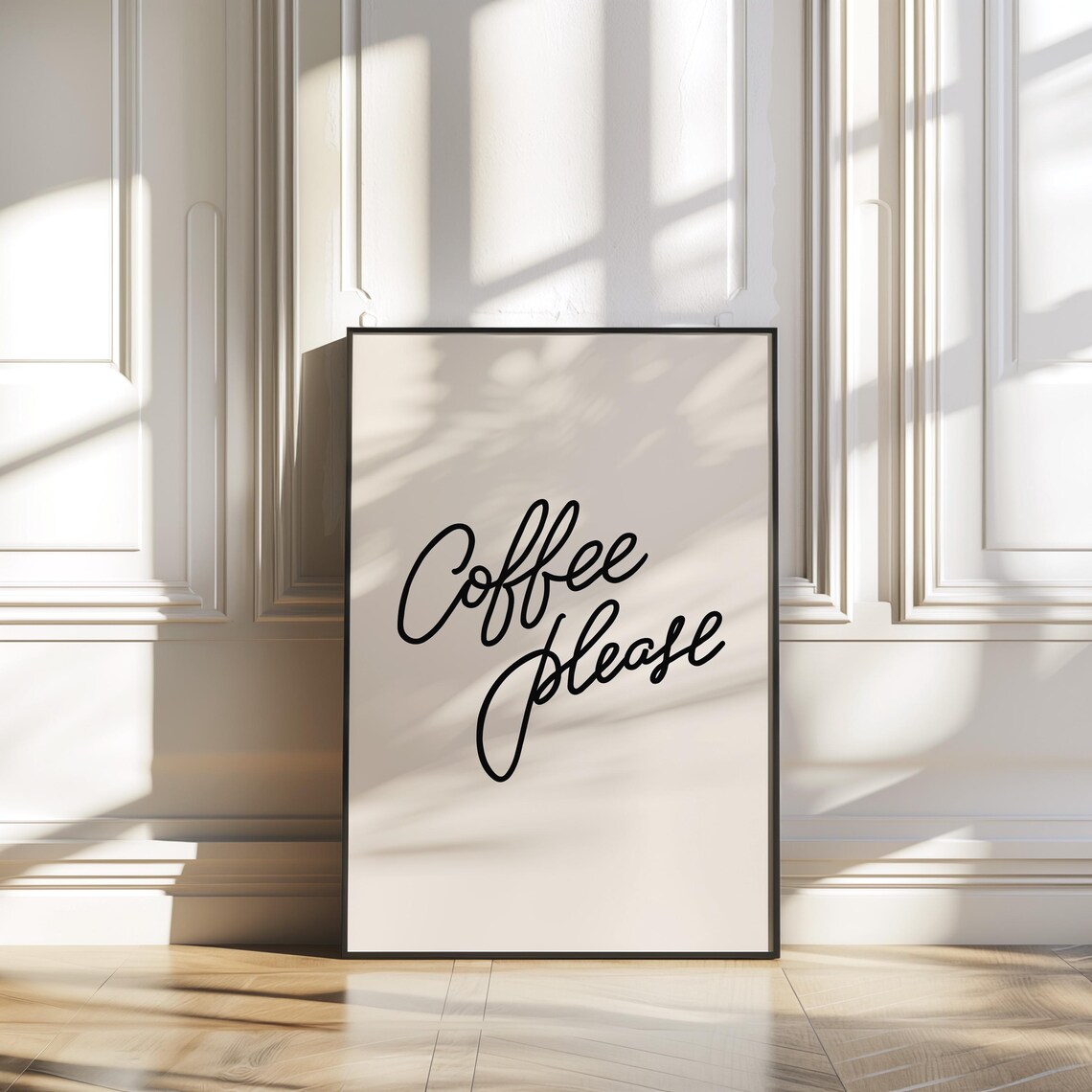 Coffee Minimalist Art Print, Kitchen Coffee Bar - Image 3