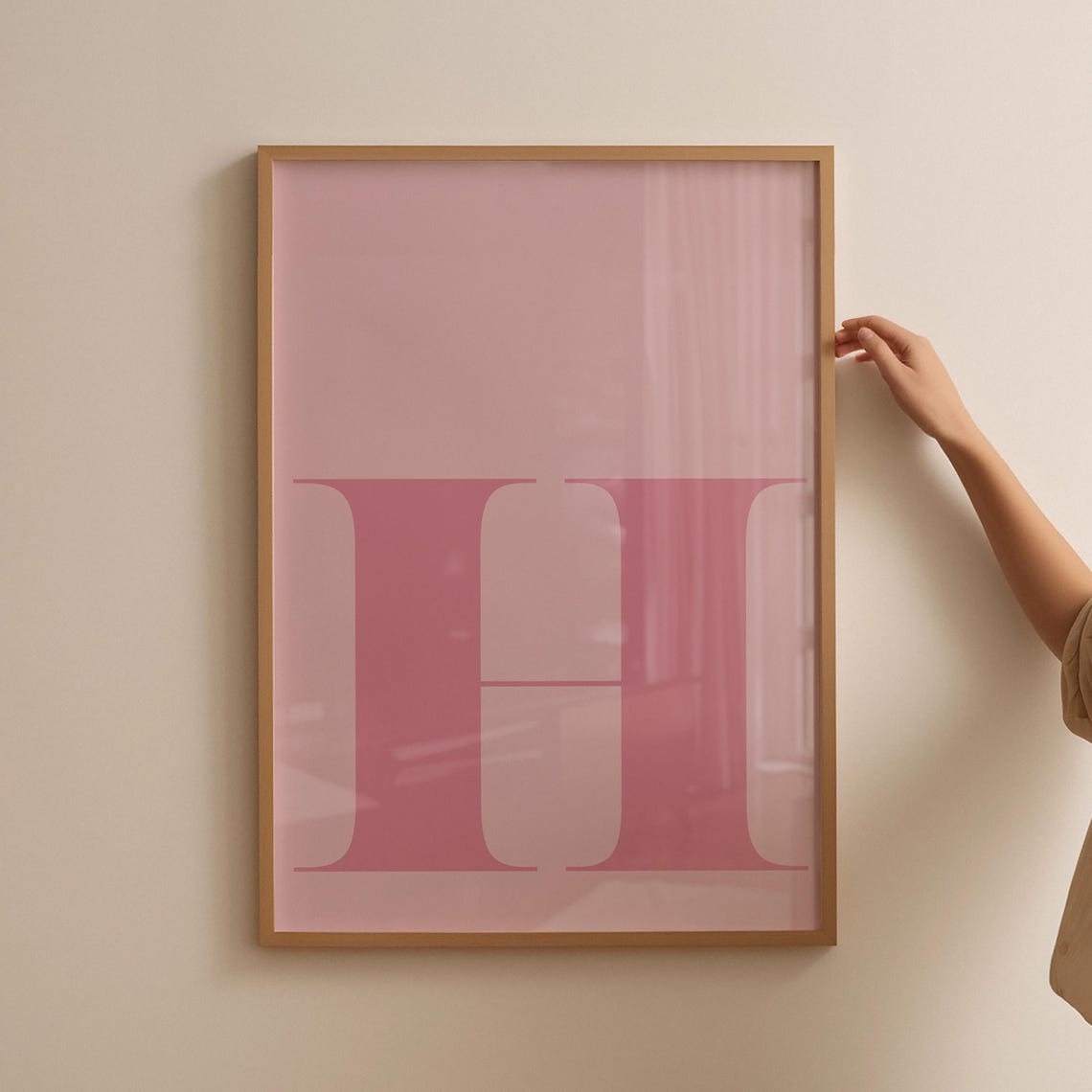 Letter H Poster, Preppy Room Decor - Image 5