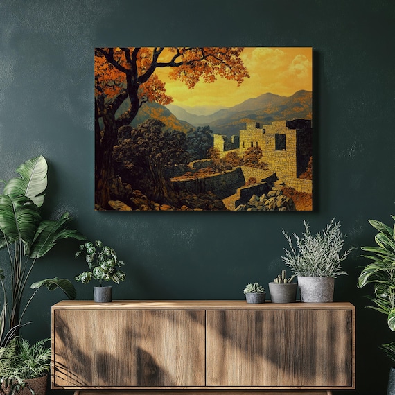 Great Zimbabwe Ancient Stone Ruins Golden Sunset Africa History Poster