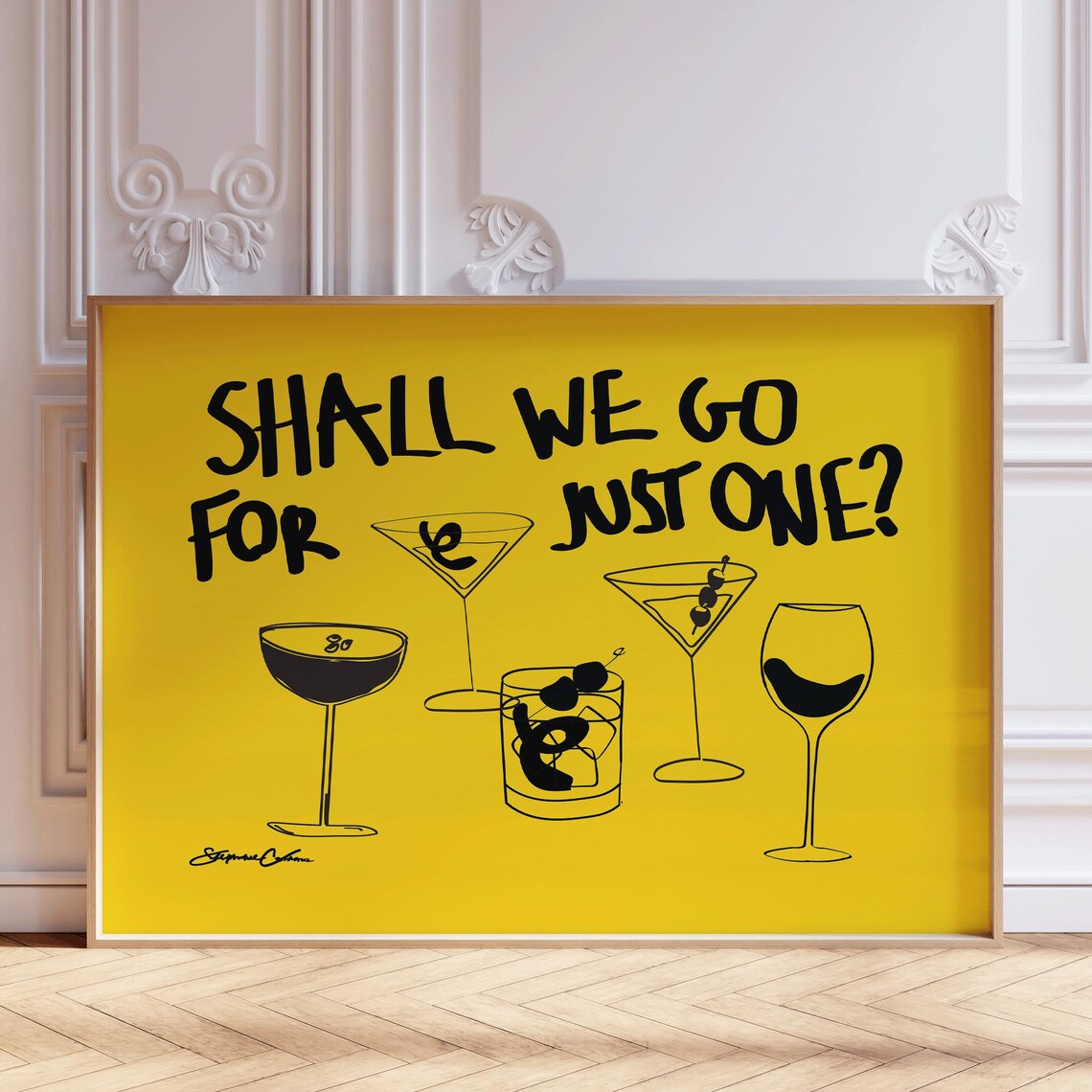 Last Words Poster, Eclectic Wine Kitchen Art Print