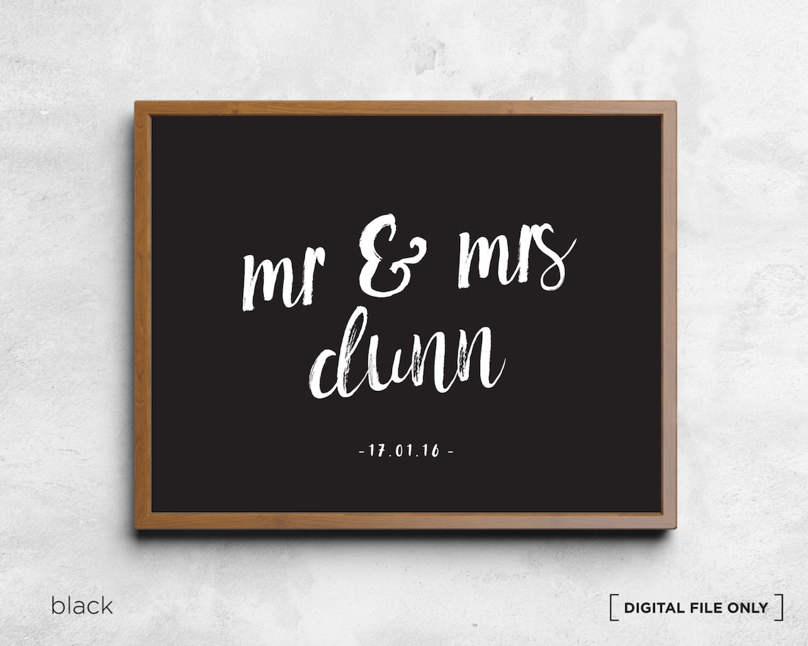 Wedding Wall Decor, Wedding Gift Art Print - Image 4