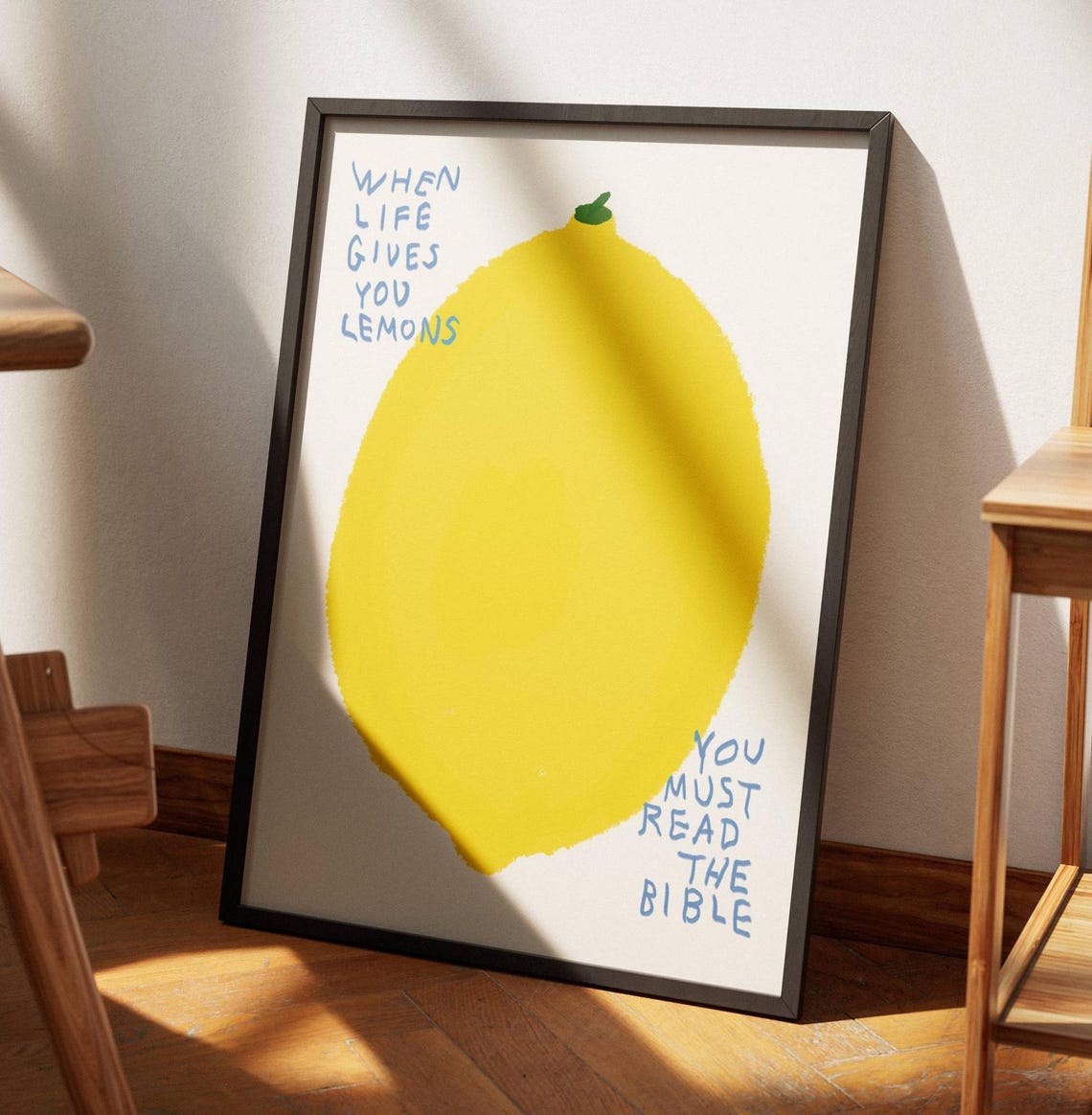 When Life Gives You Lemons You Must Read The Bible Humor Poster - Image 3