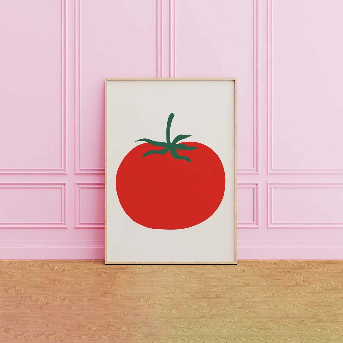 Tomato Print Art Pomodoro Tomato Wall Art Italian Kitchen Art Print Cute Trendy Wall Art - Image 2