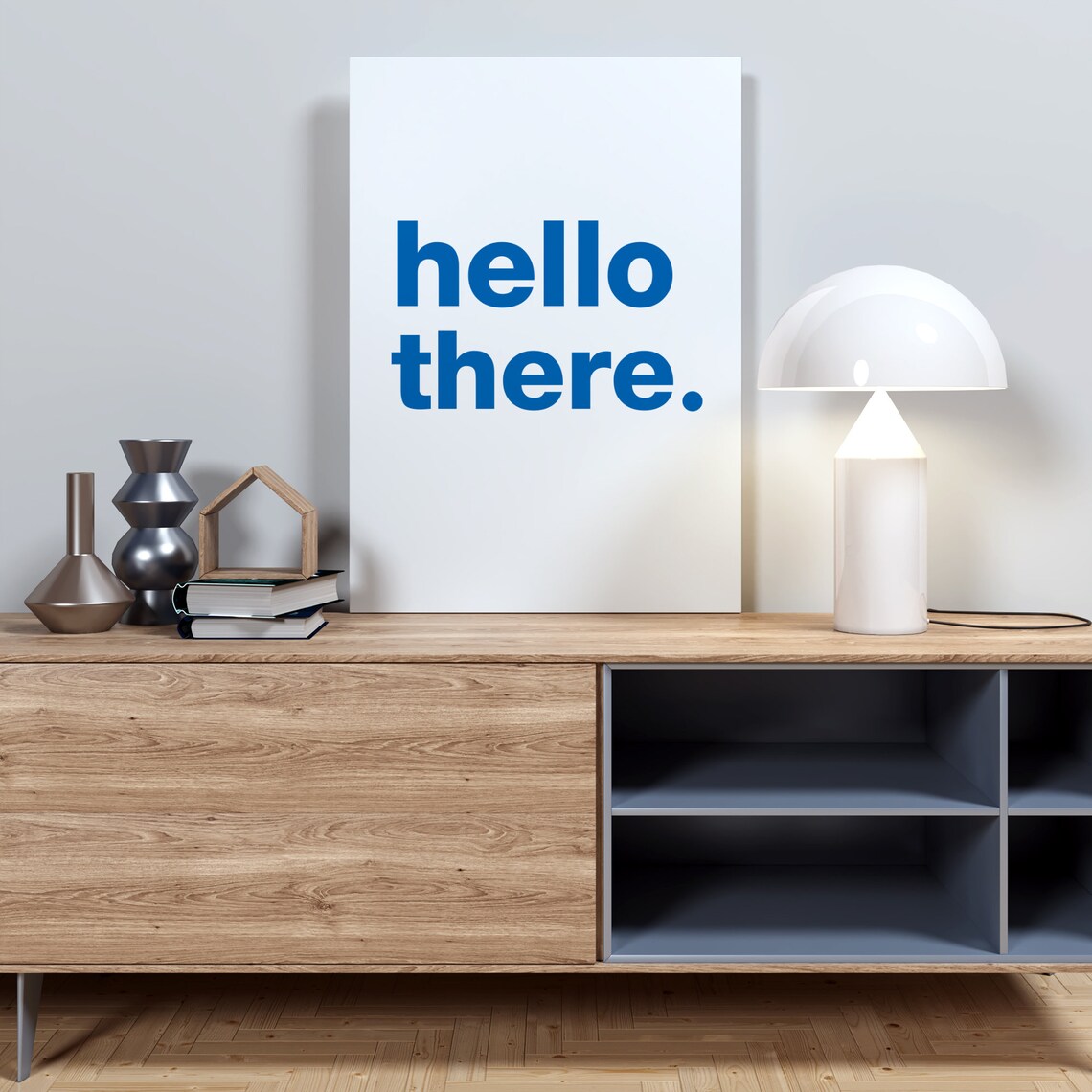 Hello There Typography, Scandi Style Entryway - Image 2
