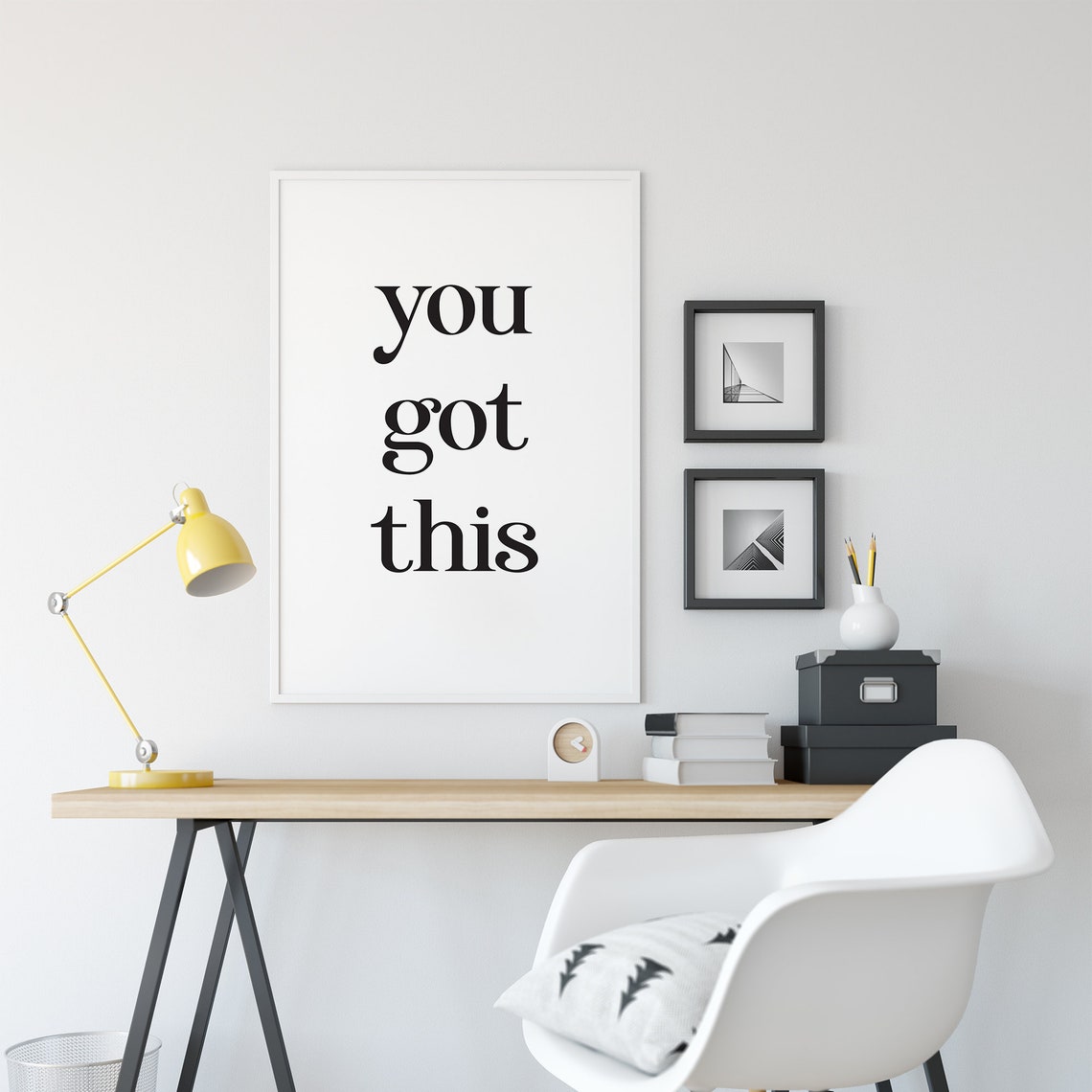 You Got This Simple Serif Typography Encouragement Office Decor Poster - Image 2