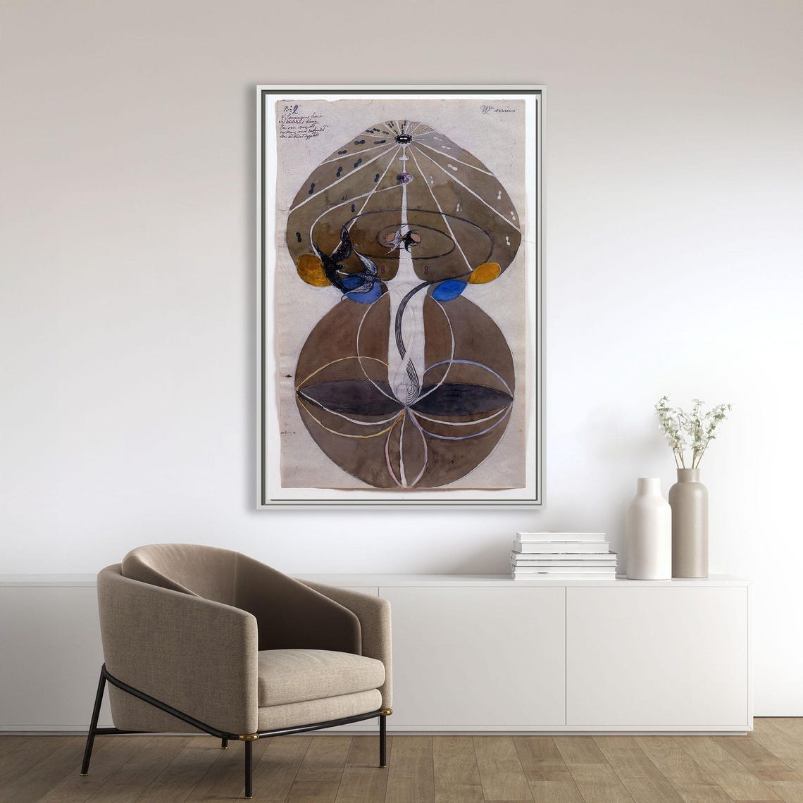 Hilma Af Klint Tree Geometric Abstract Wall Art Modern Poster Colorful Bauhaus Print Minimalist Art Art - Image 2