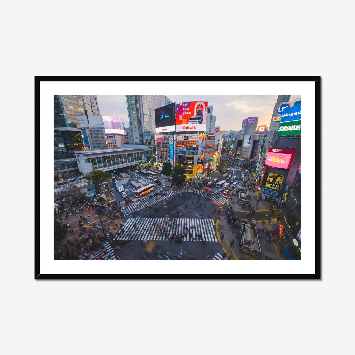 Shibuya Crossing Photo Print, Tokyo Japan