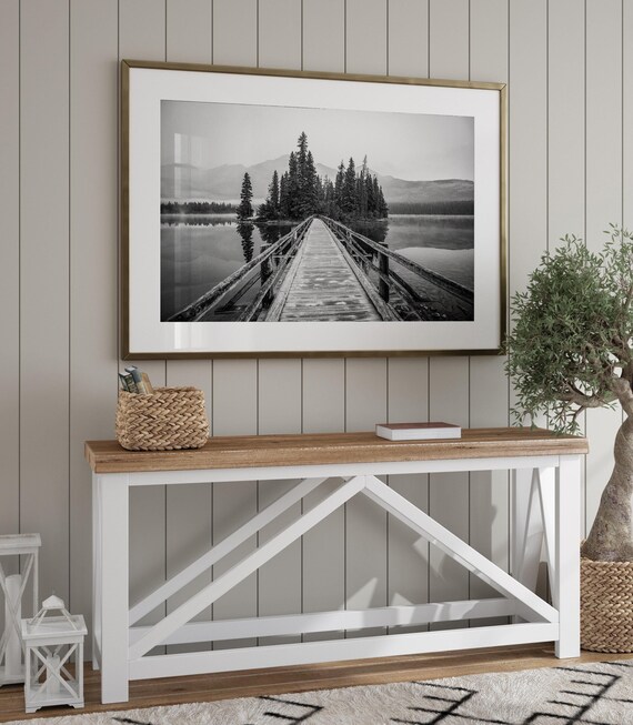 Pyramid Island Jasper Black And White Photo