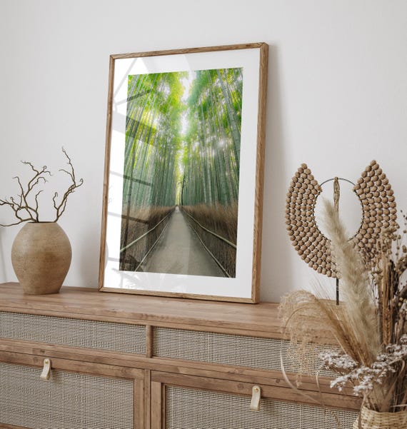 Arashiyama Bamboo Grove, Kyoto Japan Zen Wall Art