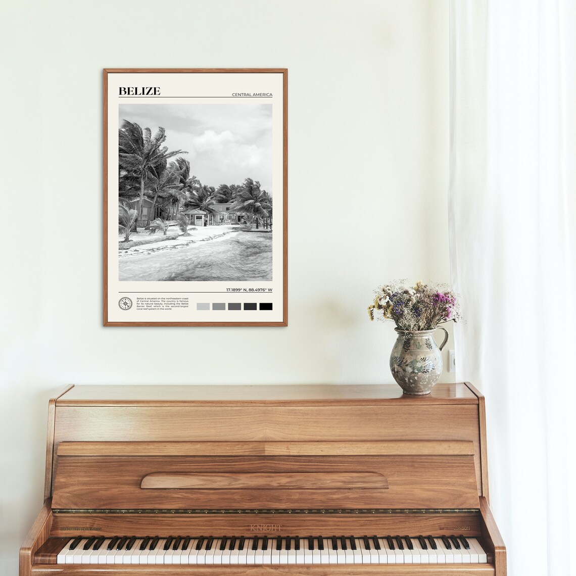Belize Travel Poster, Central America Wall Art - Image 2