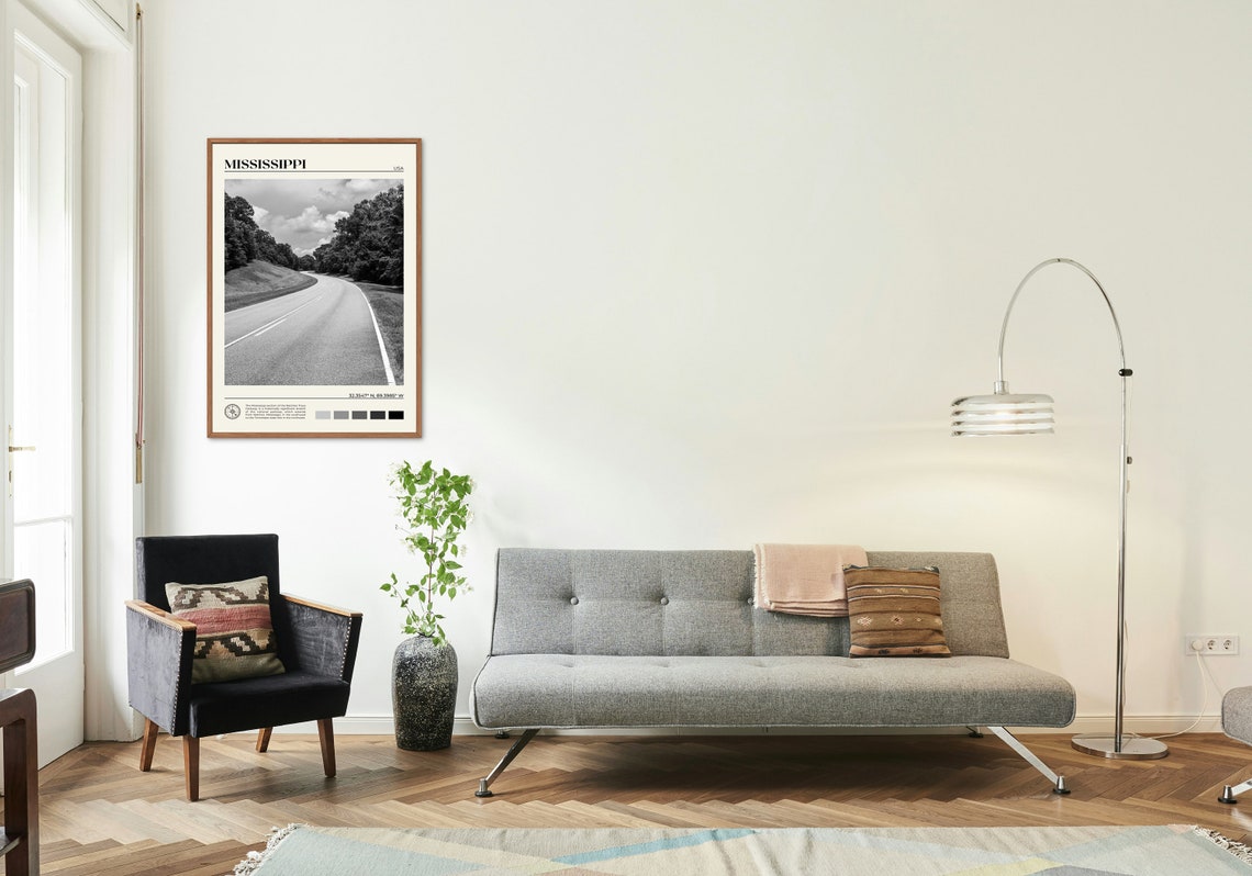 Black And White Mississippi Print Mississippi Art Mississippi Poster Mississippi Photo Mississippi Poster Print Mississippi Decor - Image 3