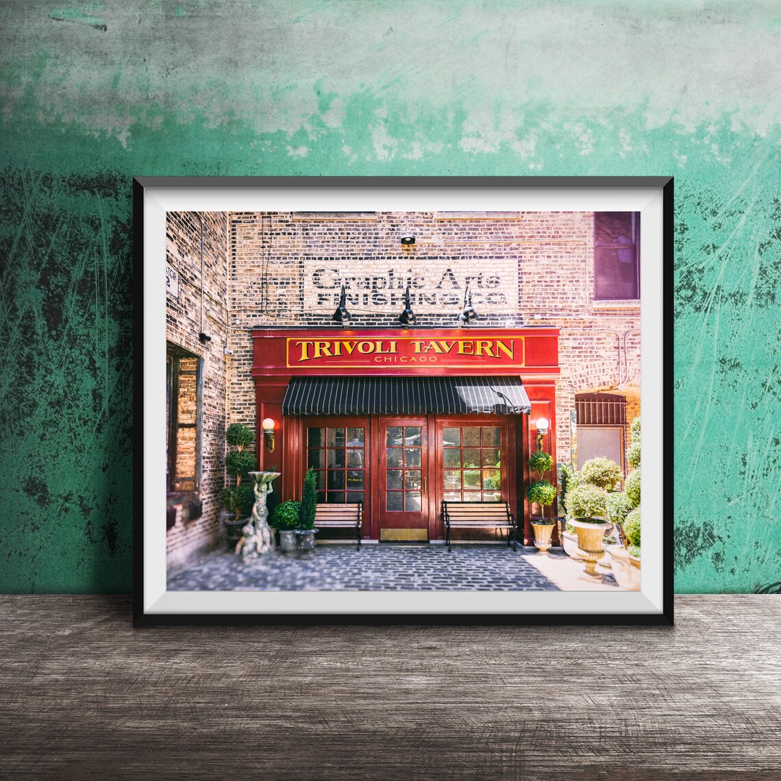 Trivoli Tavern West Loop Chicago Travel Poster