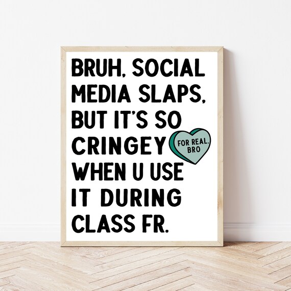 Funny High School Classroom Poster Math Class Wall Art Rules And Expectations Sign English Teacher Gift Middle Science Decor