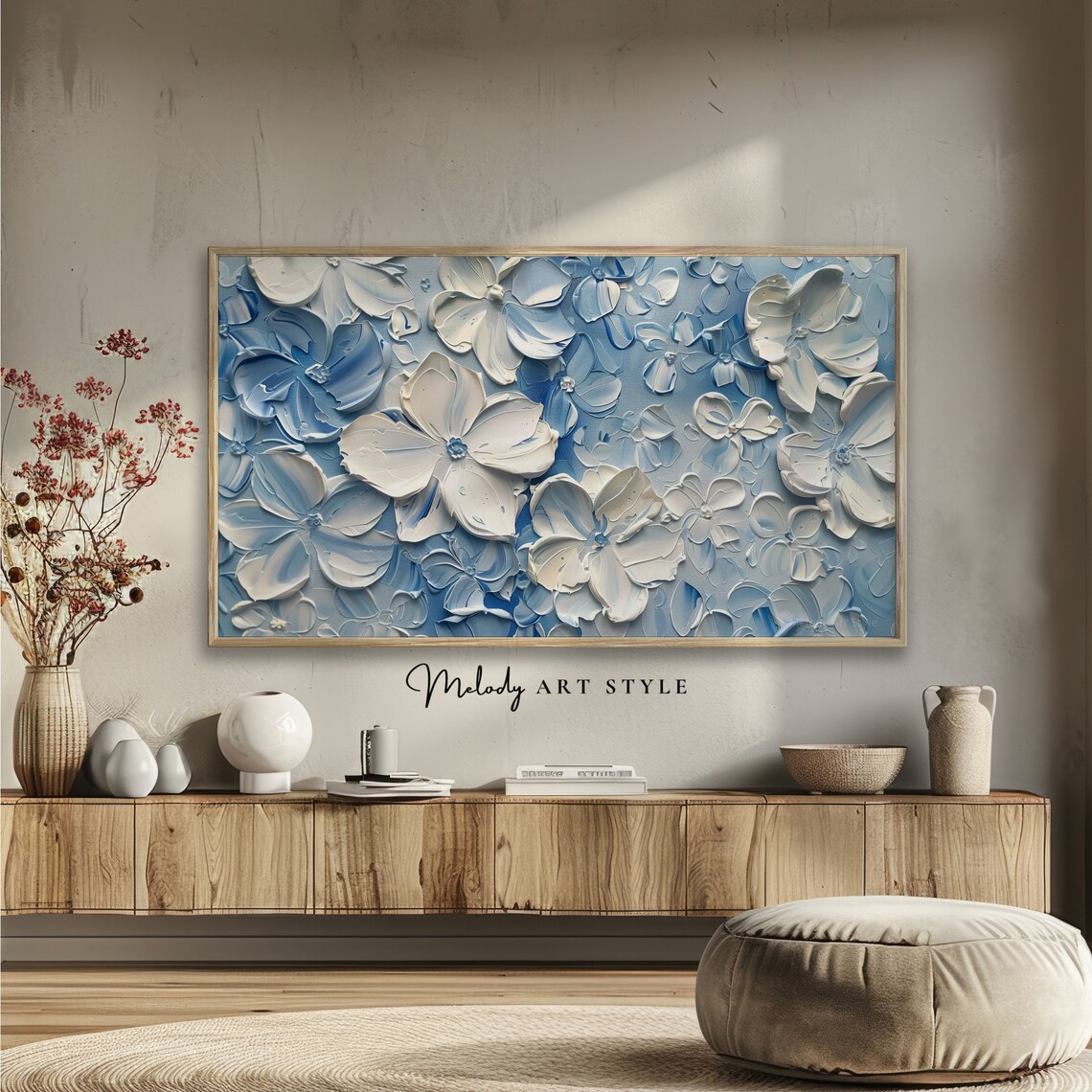 Hydrangea Painting Art Print, Floral Spring Decor - Image 2