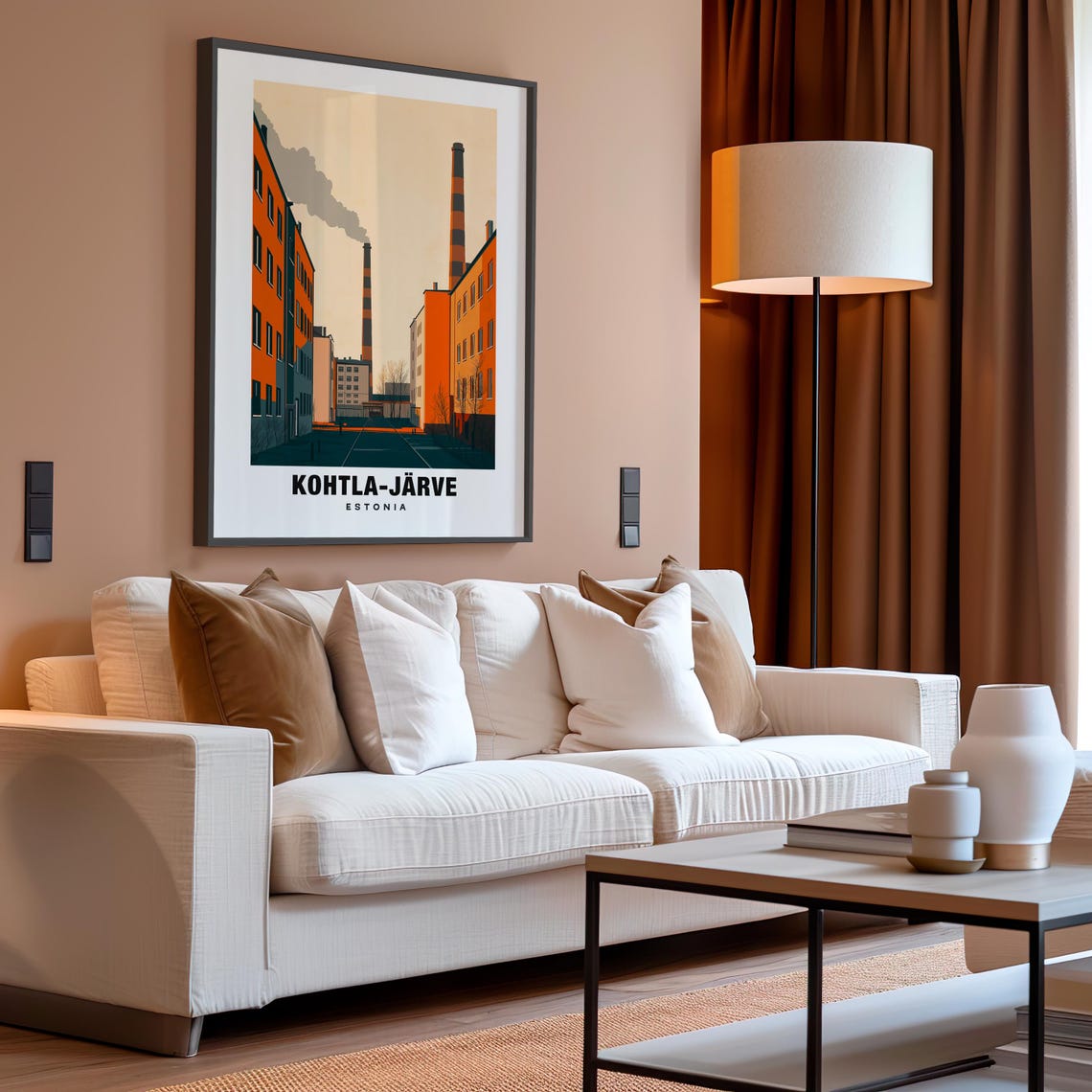 Kohtla Jrve Travel Print Wall Art Kohtla Jrve Estonia City Print Kohtla Jrve Travel Gift Kohtla Jrve City Poster Travel Gift Print - Image 4