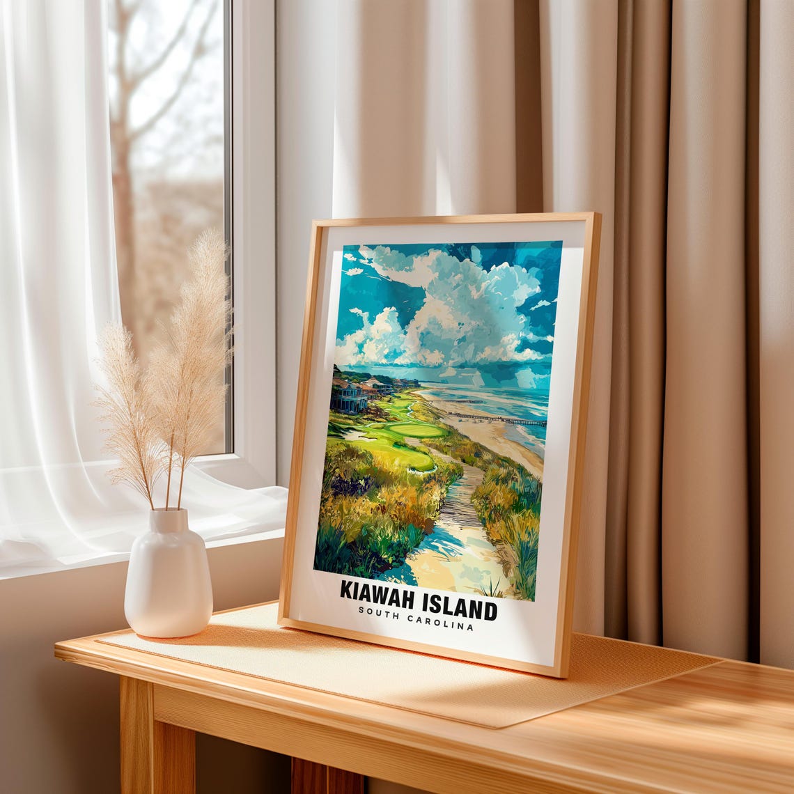Kiawah Island Print South Carolina Poster Kiawah Island Views Kiawah Island Landmarks Kiawah Island City South Carolina Charm Kiawah - Image 3