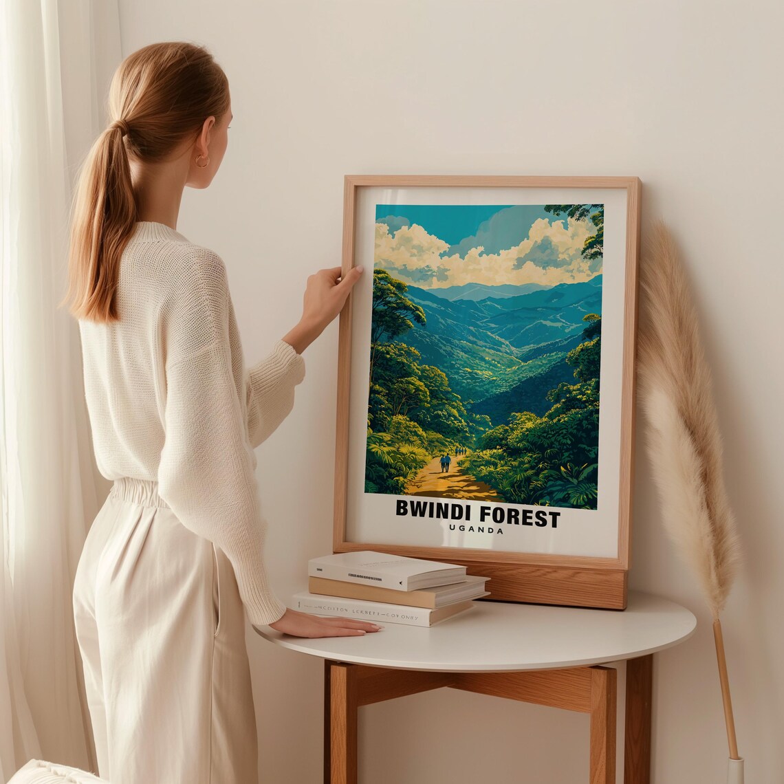 Bwindi Impenetrable Forest Uganda Lush Rainforest Trail Travel Poster - Image 2