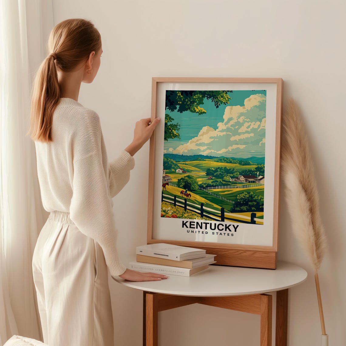 Kentucky Travel Print Usa Travel Poster Kentucky Travel Gift City Poster Kentucky Culture Kentucky Poster - Image 2
