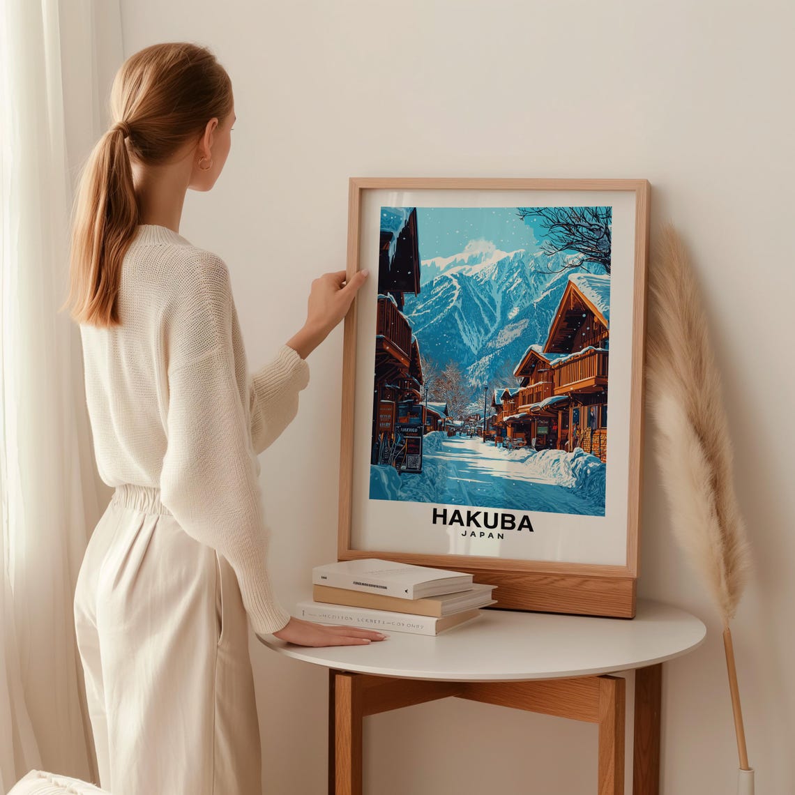 Hakuba Japan Travel Print Wall Art Hakuba Japan City Print Hakuba Japan Travel Gift Hakuba Japan Poster Wall Art - Image 2