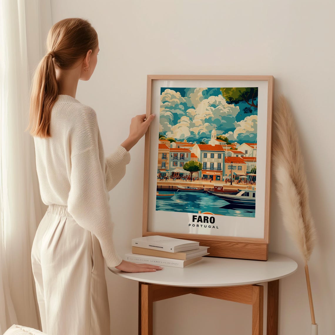 Faro Print Portugal Poster Faro Views Faro Old Town Faro City Portugal Charm Faro Beauty Faro Heritage Faro Art - Image 2