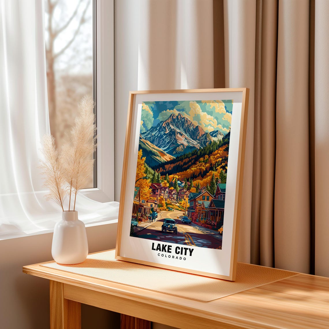 Lake City Print Colorado Poster Lake City Views Lake City Art Colorado Charm Lake City Beauty Mountain Town Scenic Landscape - Image 3