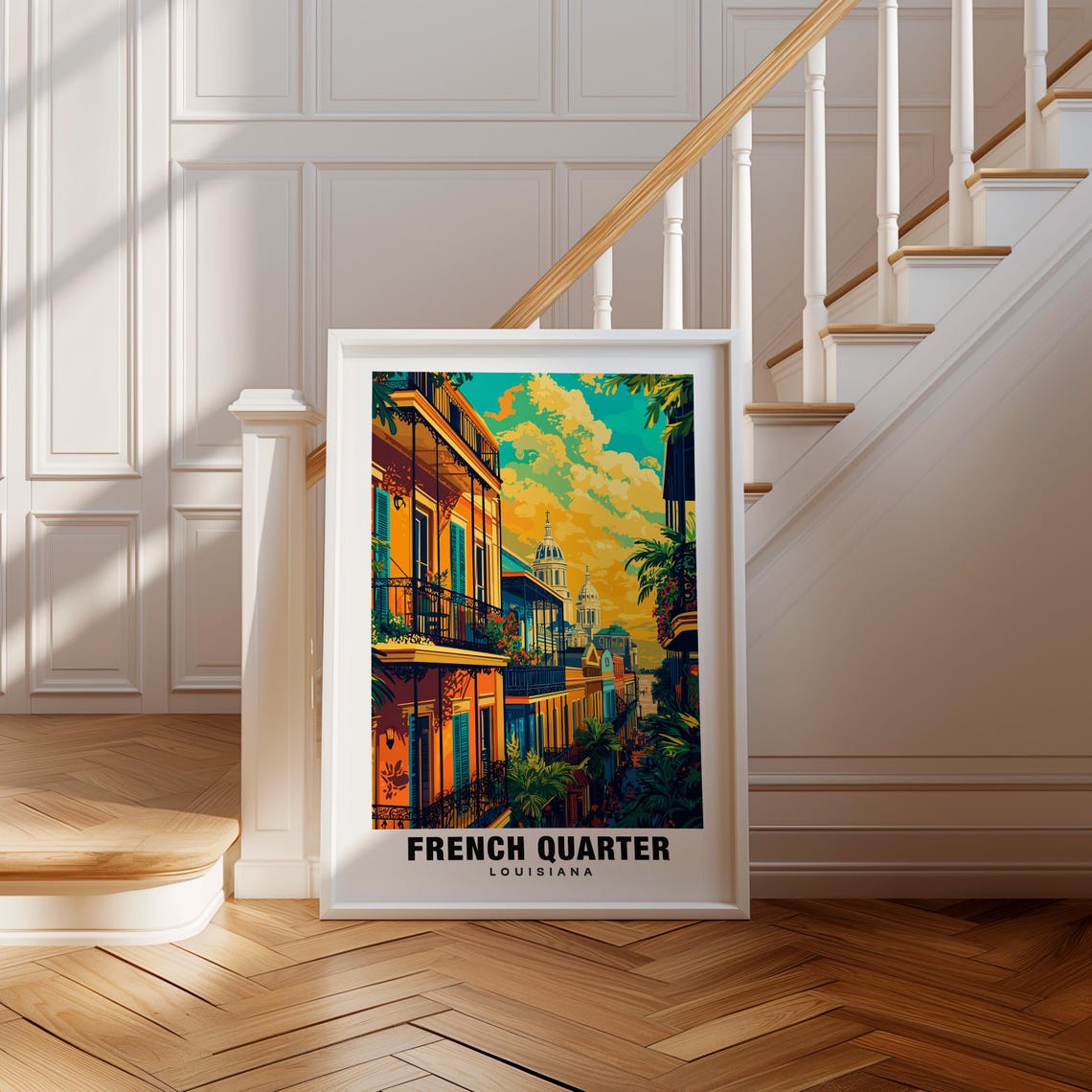 French Quarter Print Louisiana Poster French Quarter Views French Quarter Art Louisiana Charm Quarter Beauty French Heritage