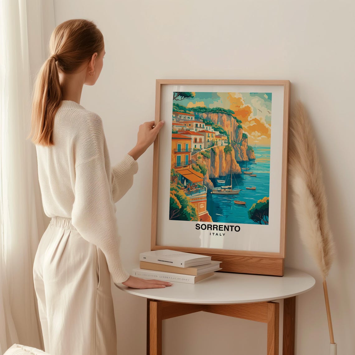 Sorrento Italy Travel Print Wall Art Sorrento Italy City Print Sorrento Italy Travel Gift Sorrento Italy Poster - Image 2