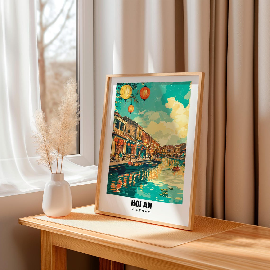 Hoi An Print Vietnam Poster Hoi An Views Hoi An Ancient Town Hoi An Lanterns Vietnam Charm Hoi An Beauty Hoi An Heritage Hoi An Art - Image 3