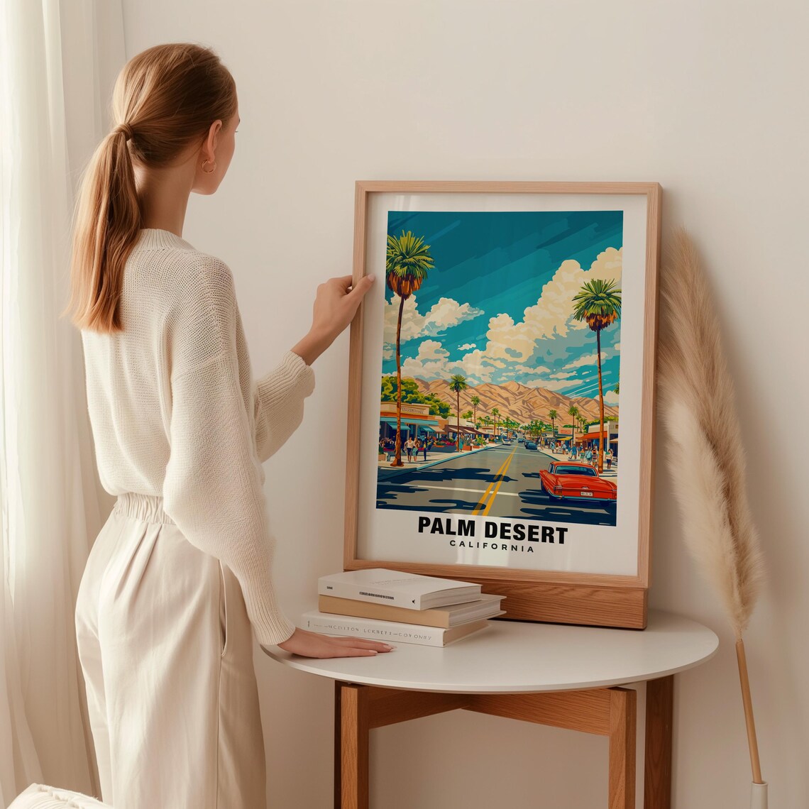 Palm Desert Print Usa Poster Palm Desert Views Palm Desert City Palm Desert Landscape Usa Charm Palm Desert Beauty Palm Desert Art - Image 2