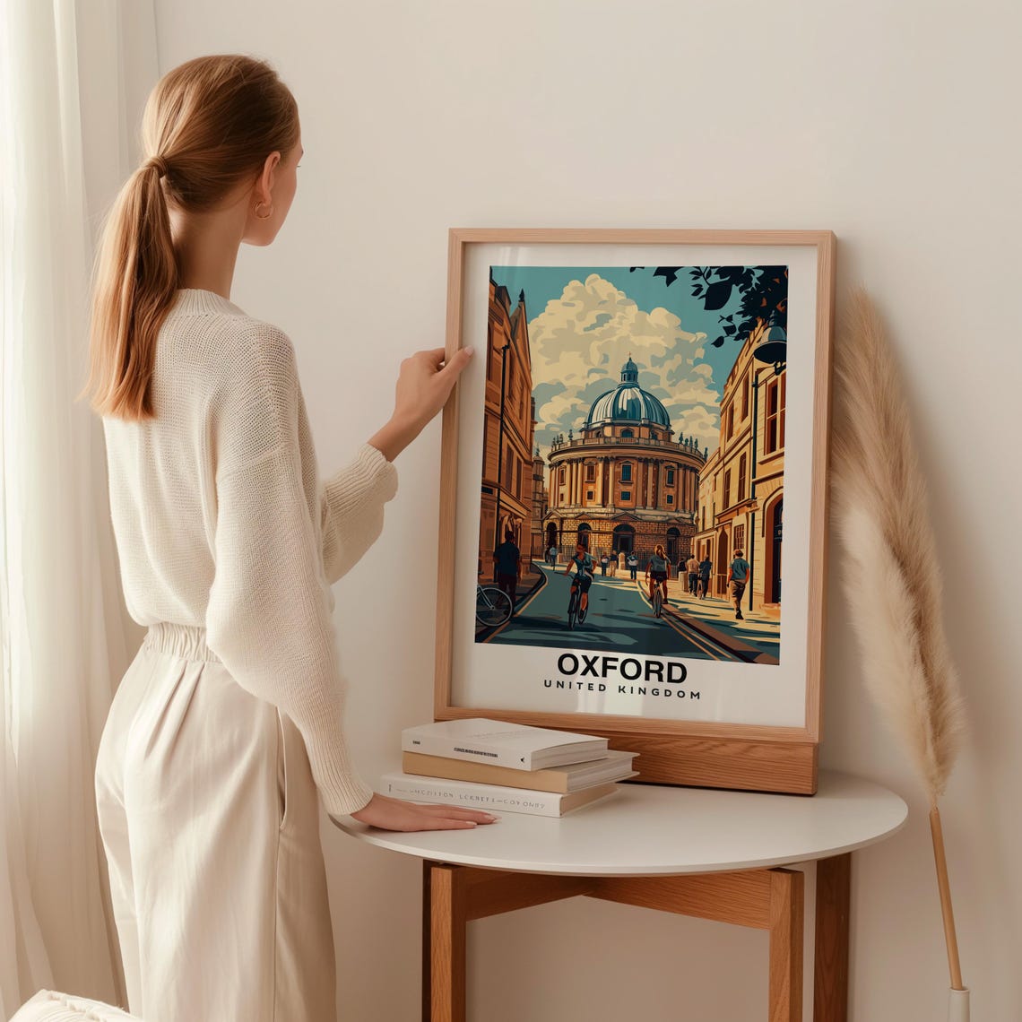 Oxford Uk Print England Poster Travel Wall Art Cityscape Print Historic Art University Decor Scenic Print Uk Poster Travel Poster - Image 2