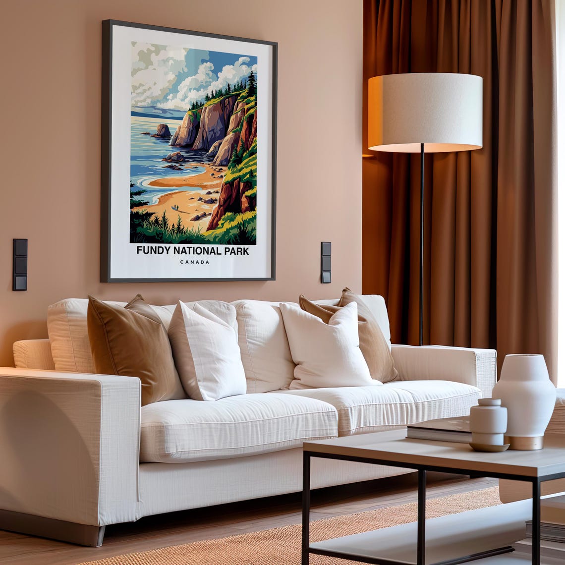 Fundy National Park Print Canada Poster Travel Wall Art Fundy Print Nature Poster New Brunswick Art National Park Print Travel Art - Image 4