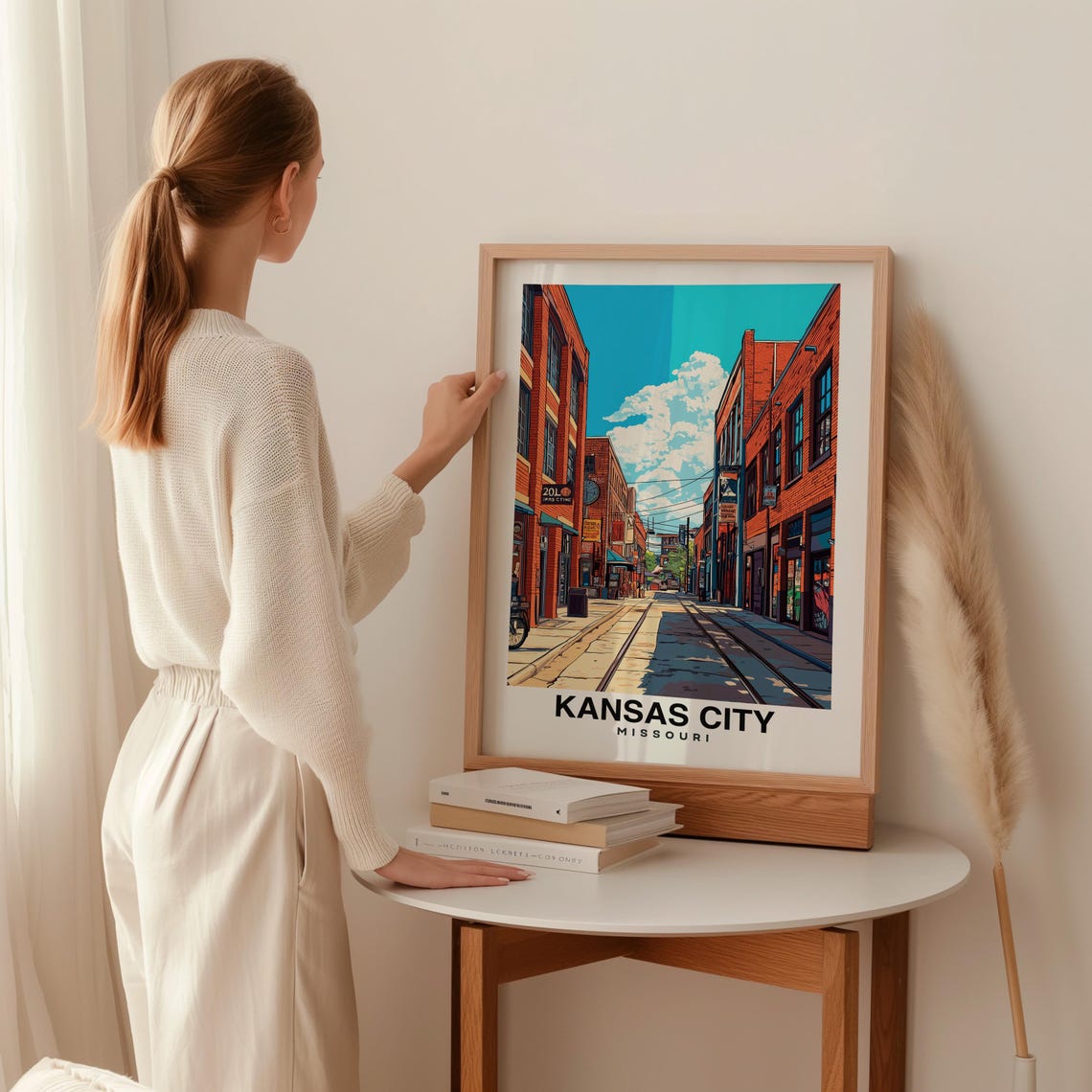 Kansas City Travel Print Kansas City United States Travel Gift City Poster Wedding Gift Birthday Present - Image 2