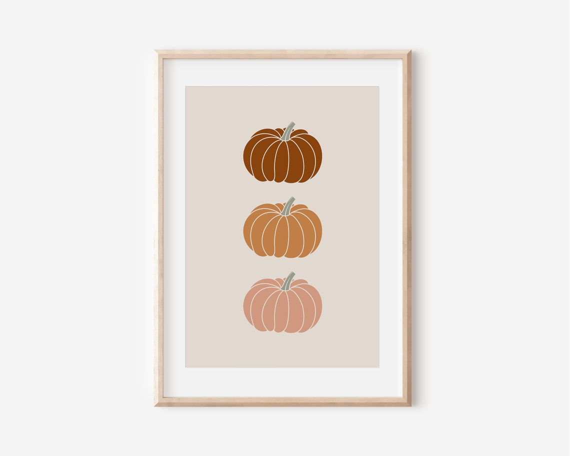 Pumpkins Poster, Boho Halloween Decor - Image 4