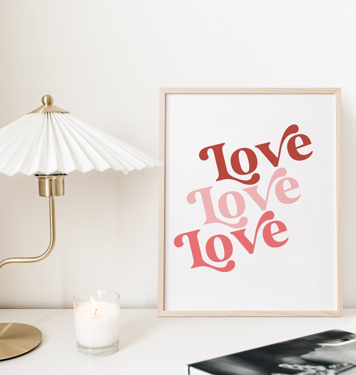 Love Print, Valentine's Day Nursery Art Print