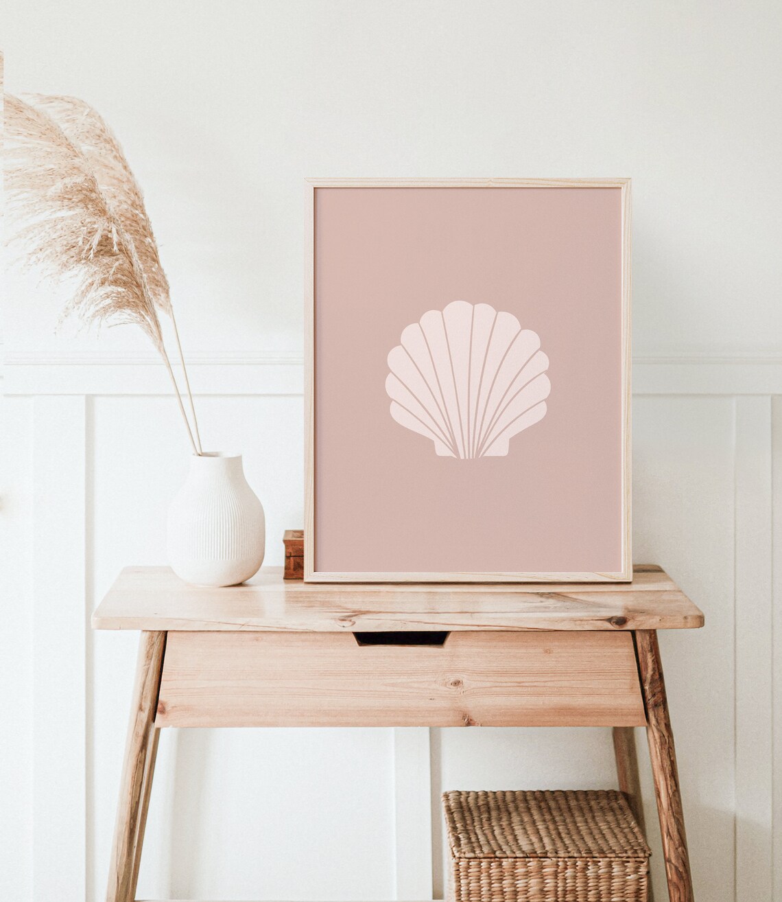 Sea Shell Art Print, Boho Danish Pastel Nursery Decor - Image 5
