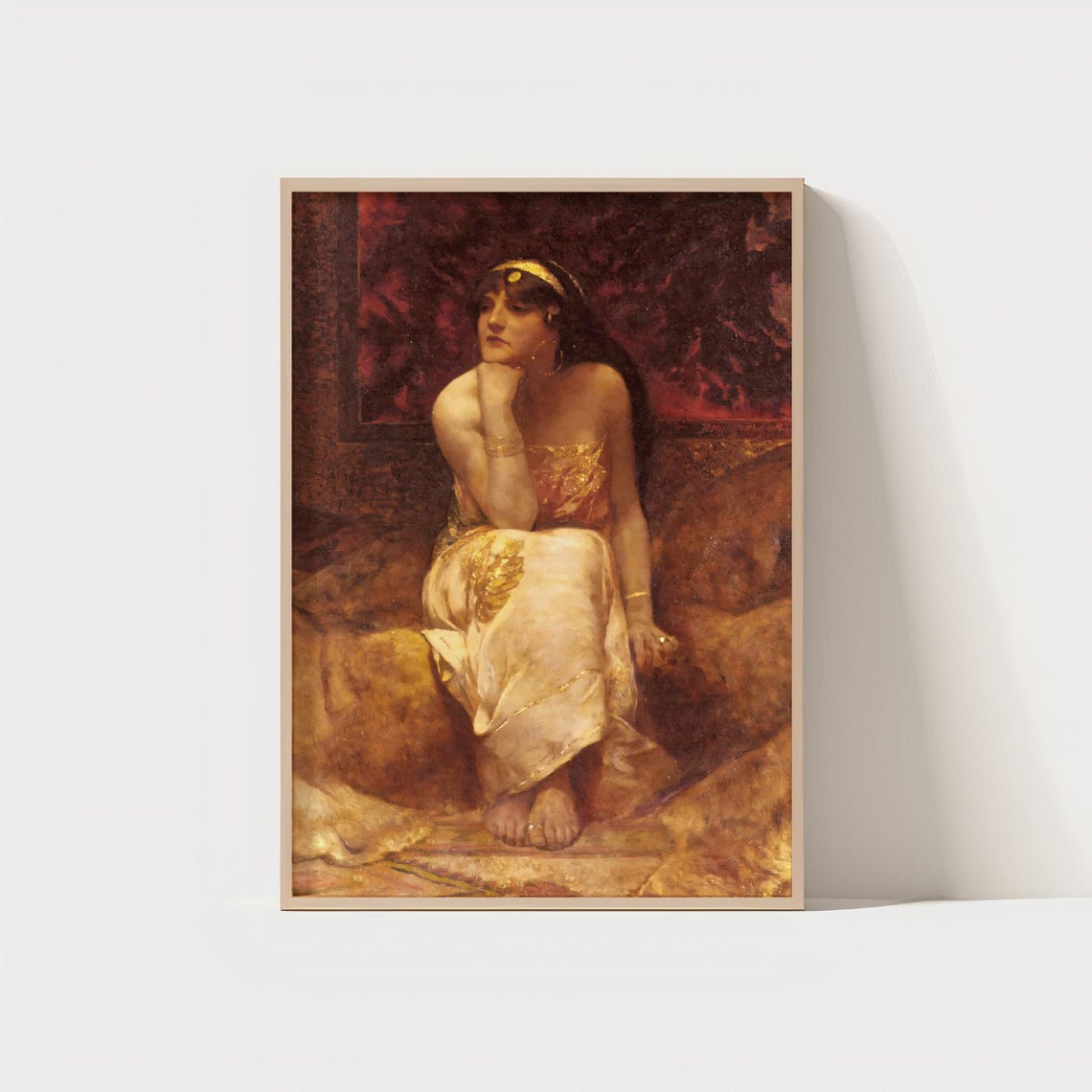 Empress Theodora Byzantine Vintage Orientalist Painting Poster