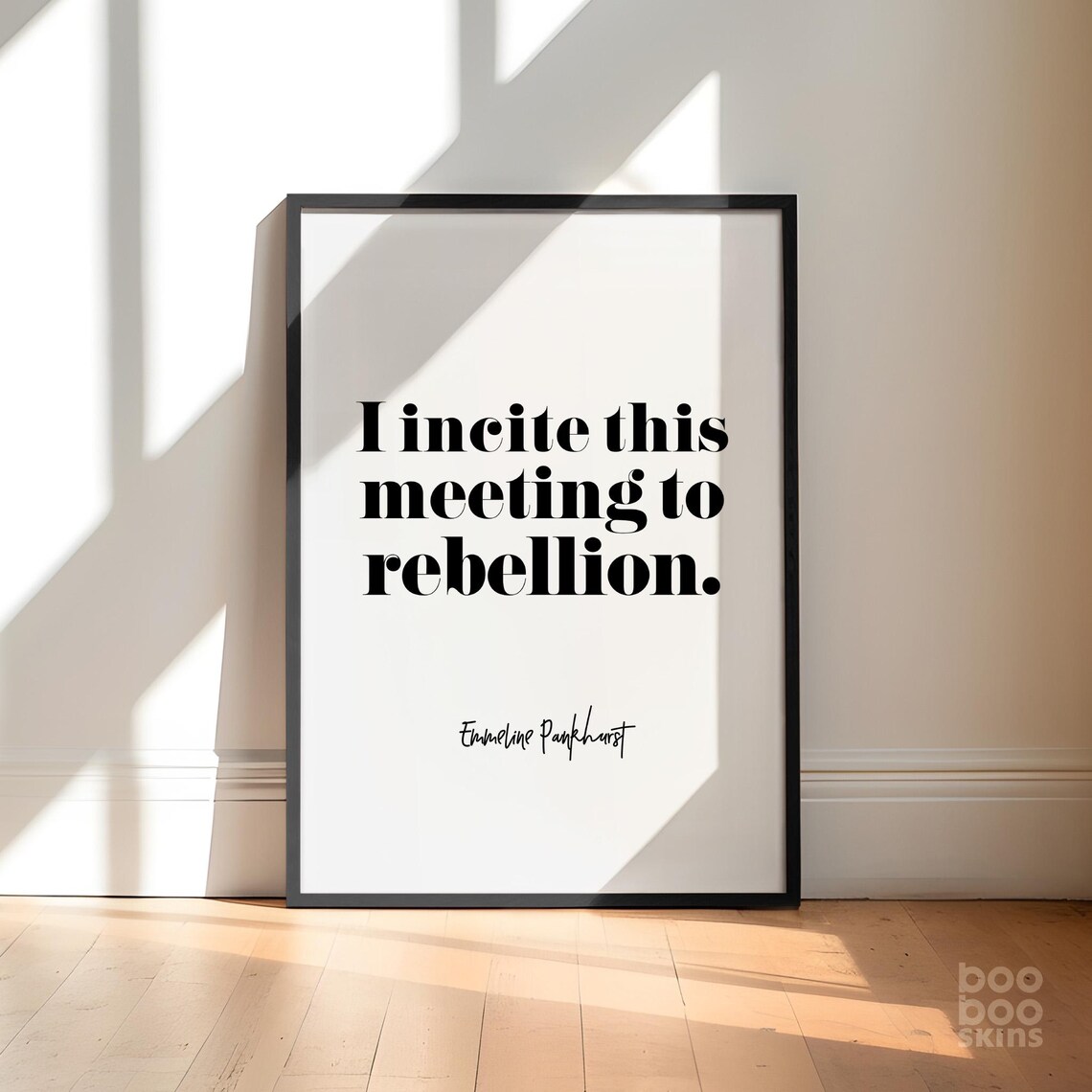 Feminist Quote Art Print, International Women's Day