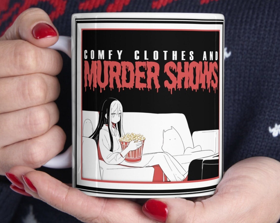 Funny Murder Shows Coffee Campfire Fall Mug