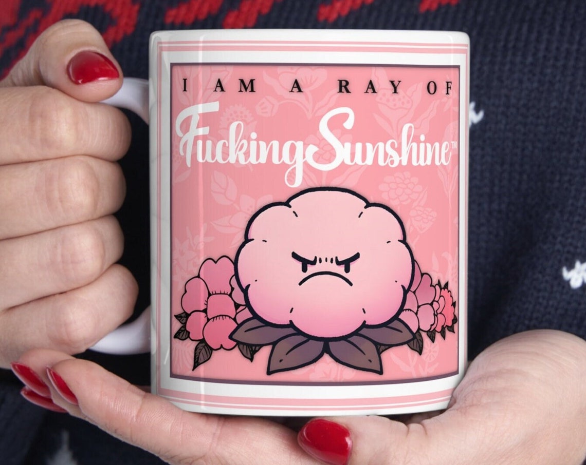 Sarcastic Cute Flower Quote Art Print