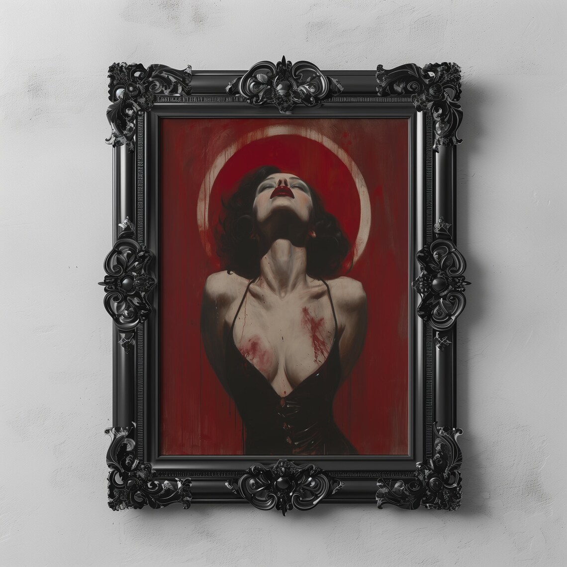 Lilith Gothic Princess Feminist Art Print