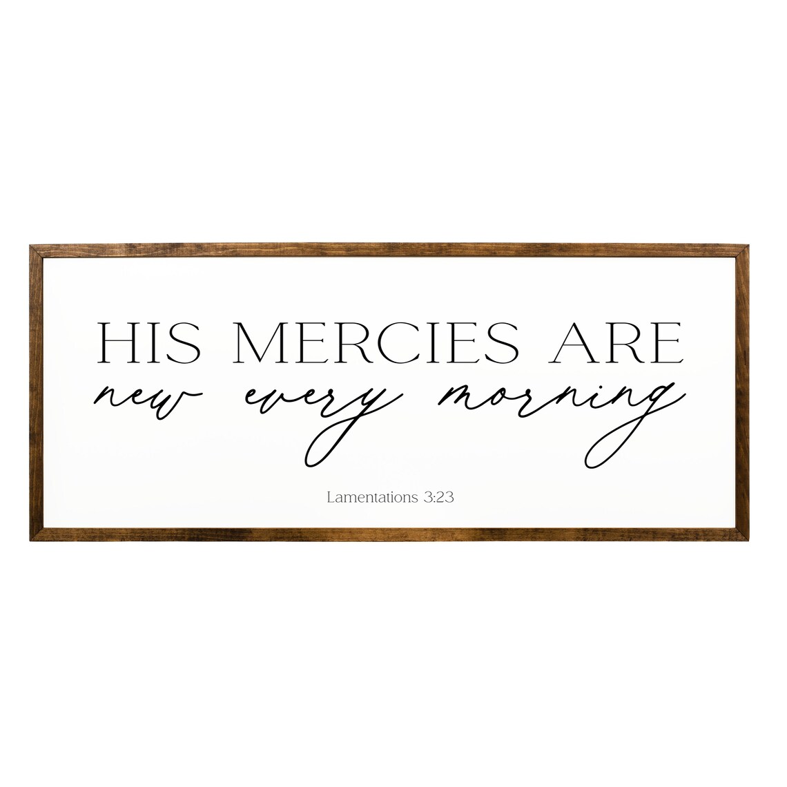His Mercies Are New Every Morning Farmhouse Art Print - Image 2