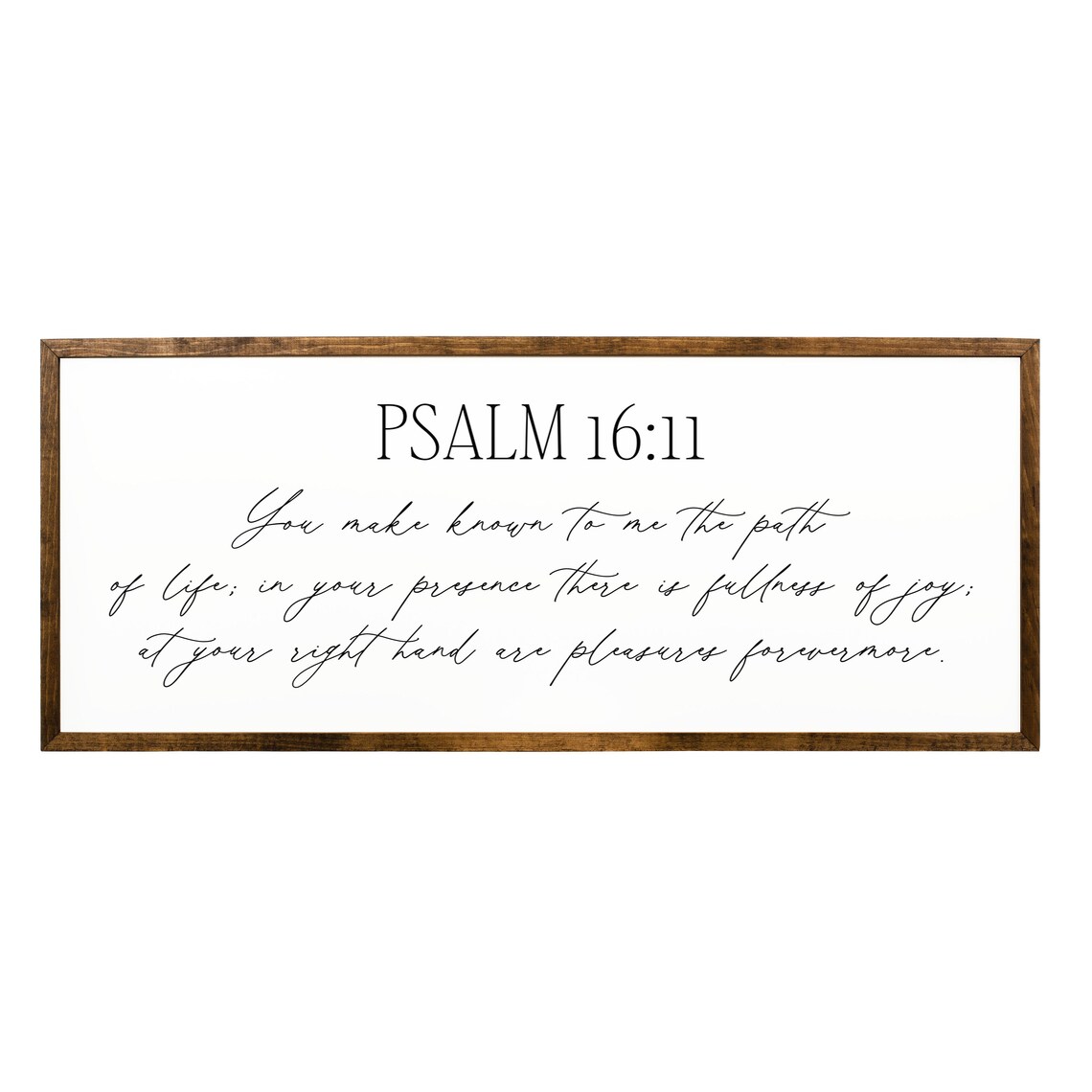 Psalm 16:11 Scripture Art Print, Bible Verse Wall Decor - Image 2